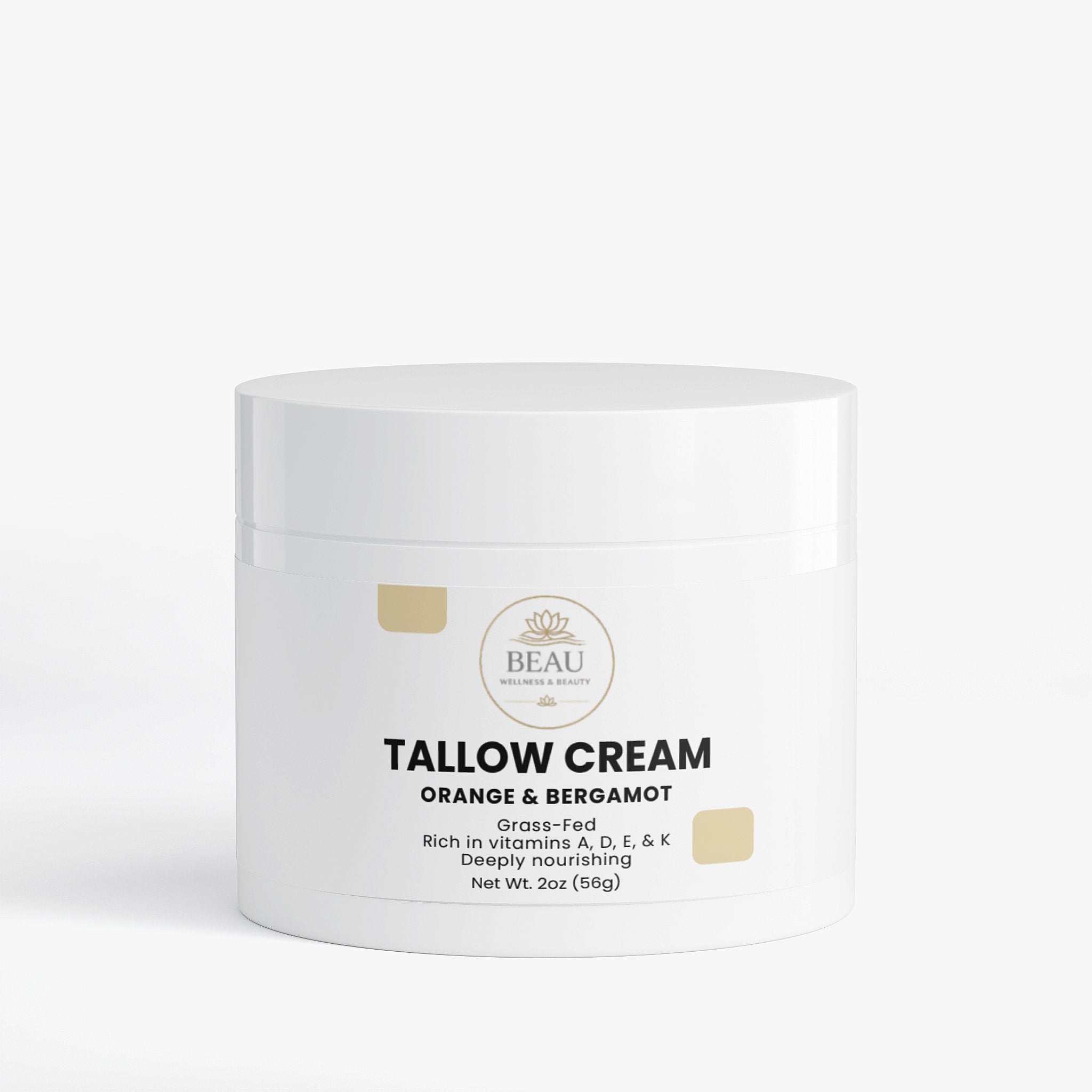 Tallow Cream Orange & Bergamot