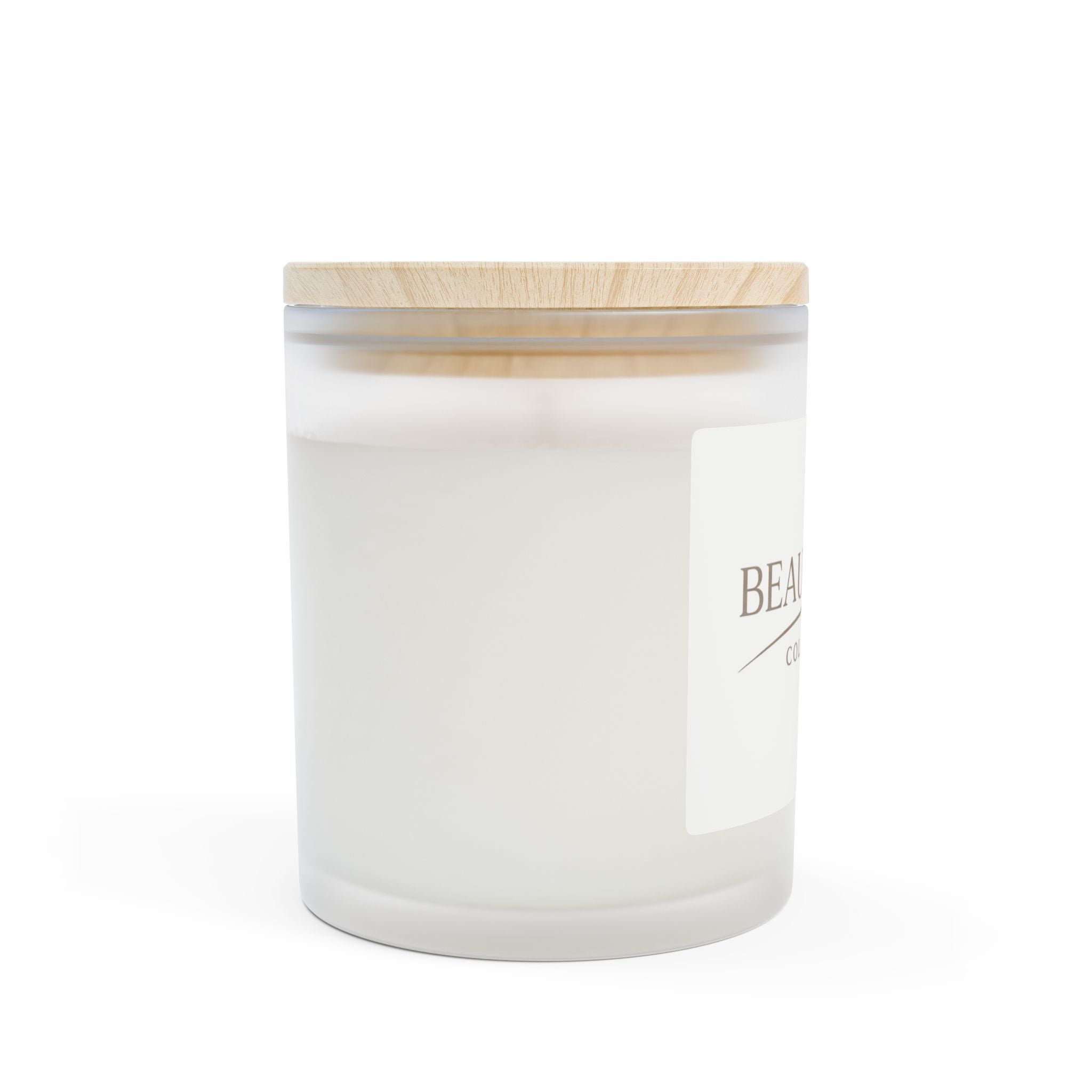 Beau House Collective Frosted Glass Candle, 11oz