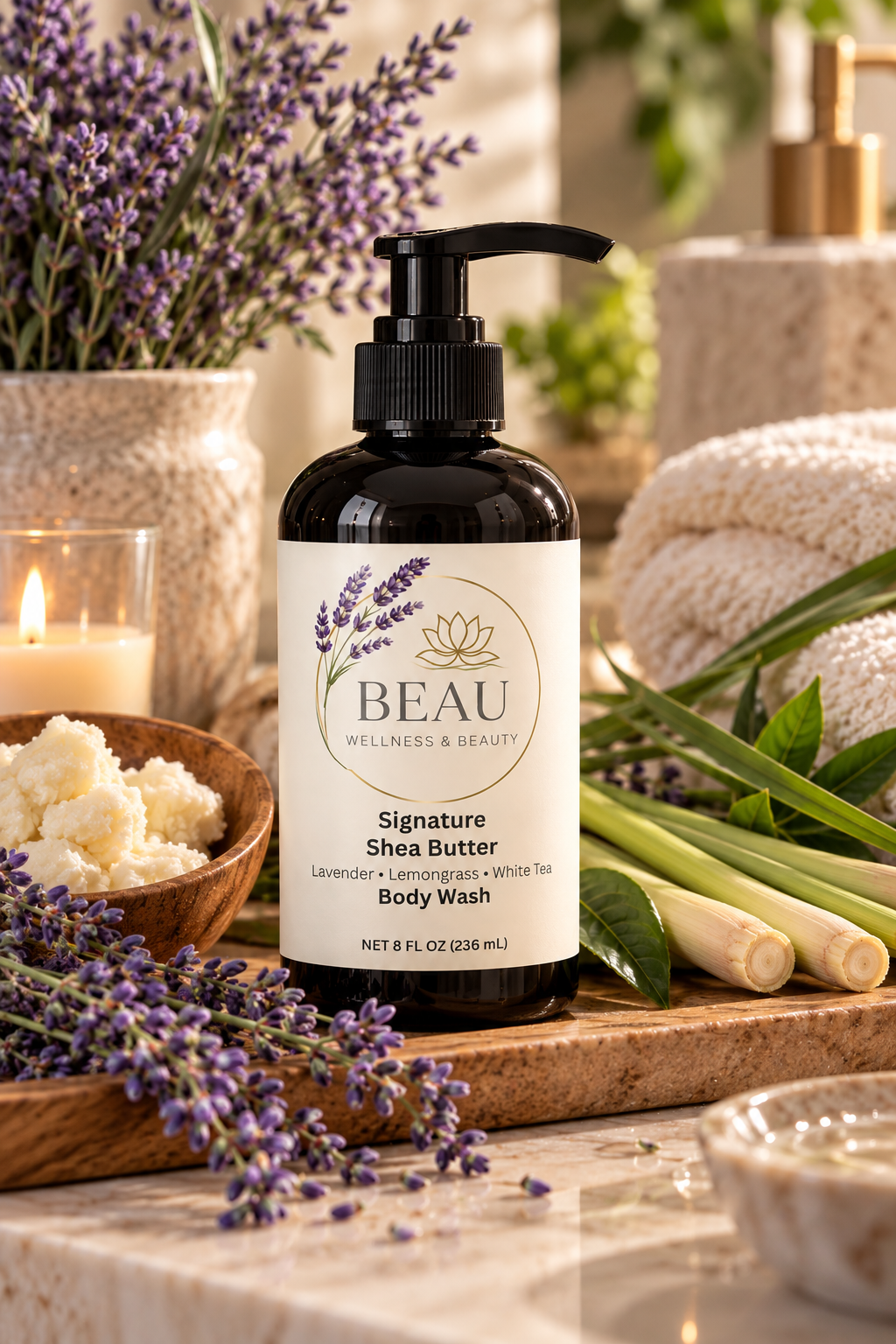 Signature Shea Butter Body Wash — 8 oz
