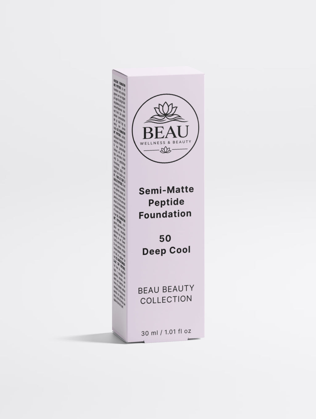 Beau Beauty Foundation with Peptides, shade 50 Deep Cool