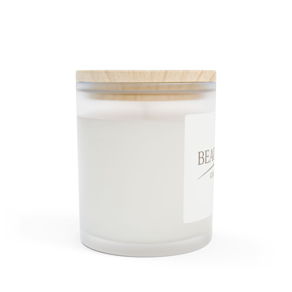 Beau House Collective Frosted Glass Candle, 11 oz