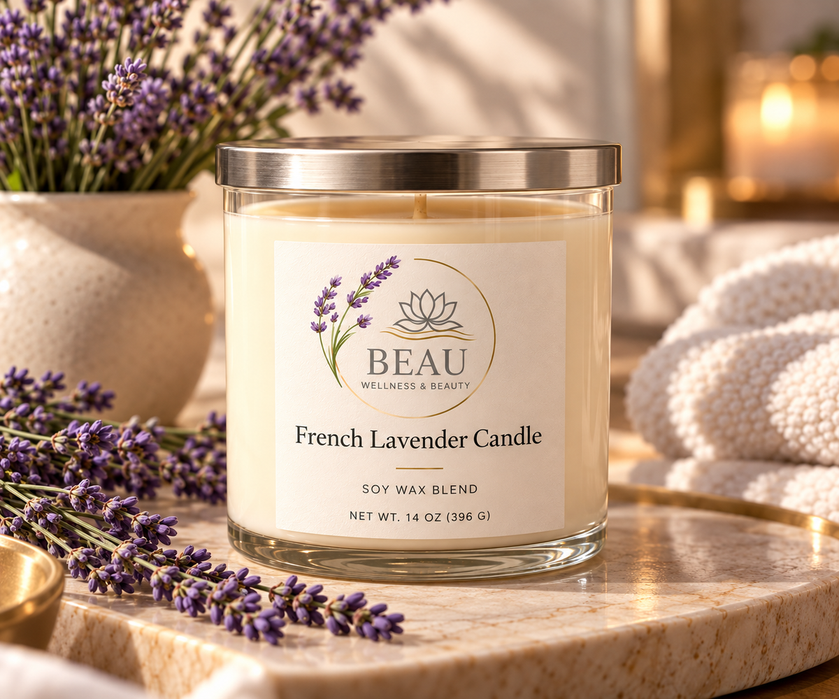 Beau House French Lavender Soy Blend Candle