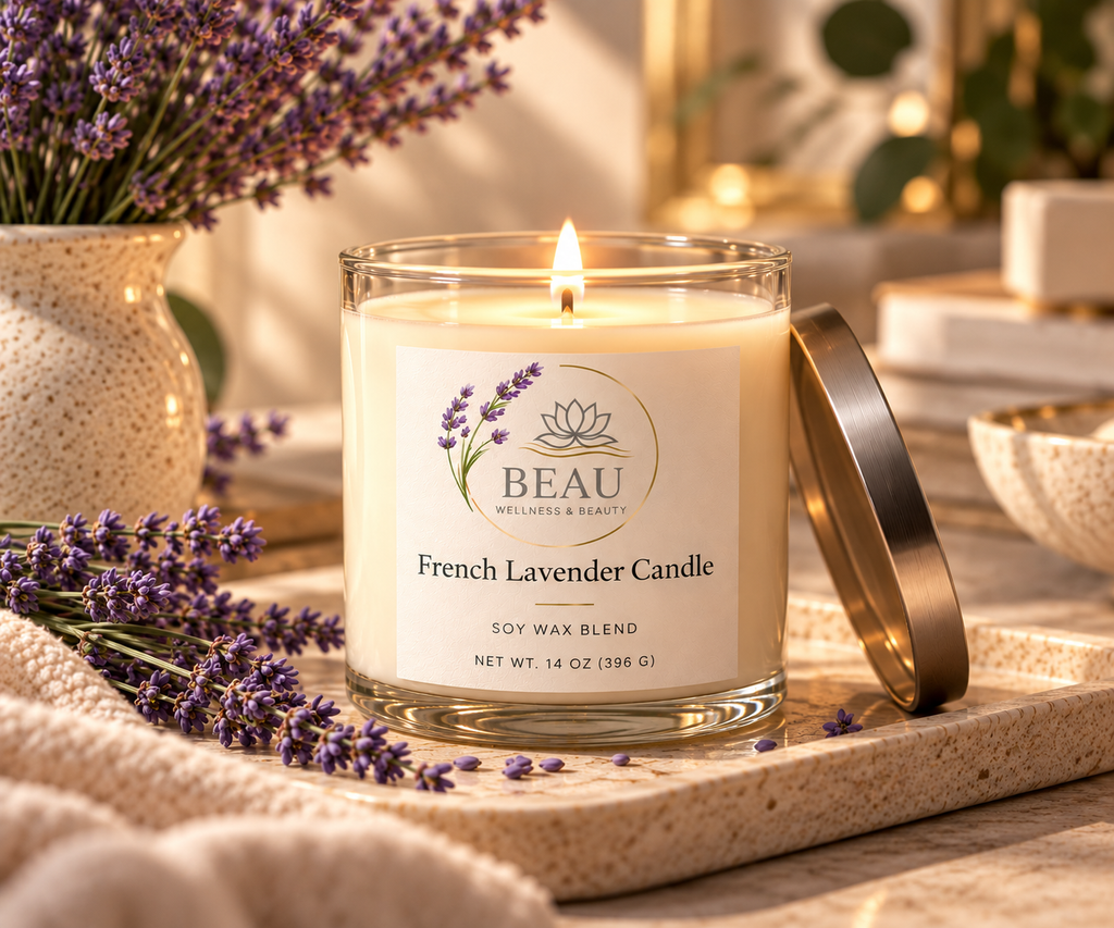 Beau House French Lavender Soy Blend Candle