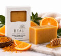 Beau Wellness & Beauty Turmeric Orange & Honey Cold Process Soap