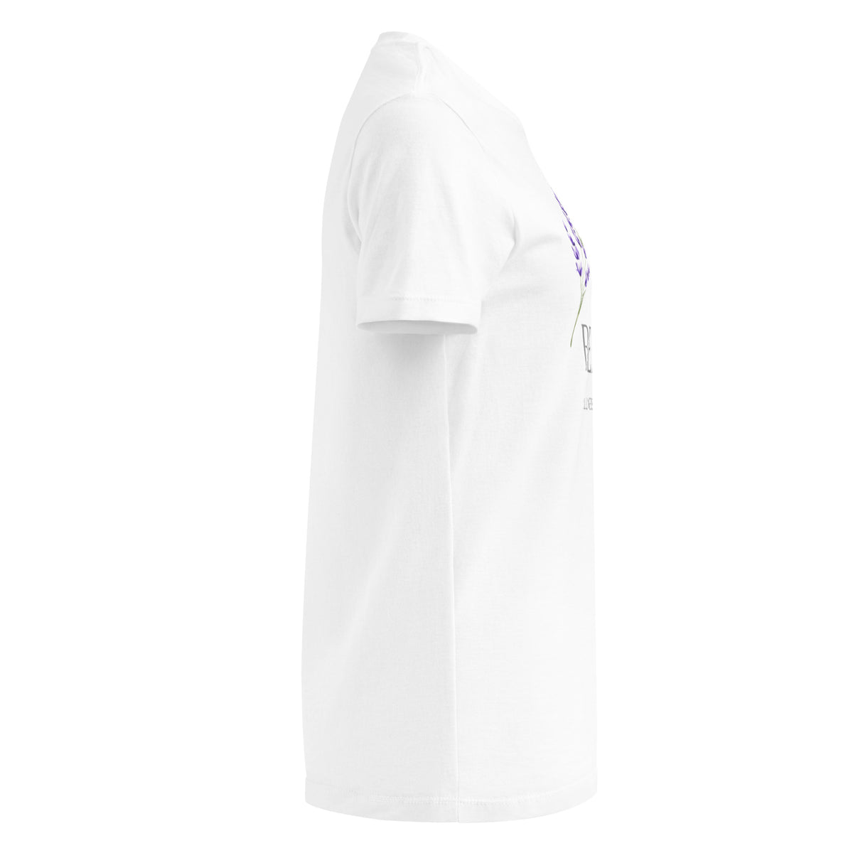 Beau Wellness & Beauty women's softstyle t-shirt in white, right side view