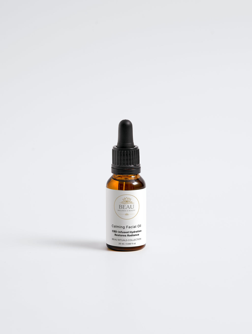 Beau Wellness & Beauty Calming Facial Oil – CBD and Hemp Seed oil for stressed skin.