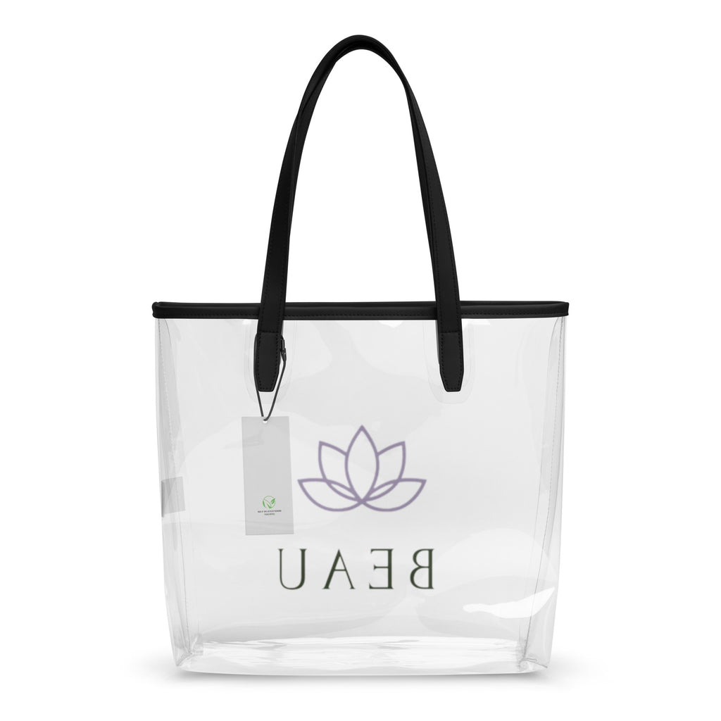 Beau Clear tote Bag- Stadium Ready on white background
