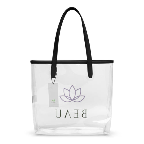 Beau Clear tote Bag- Stadium Ready on white background