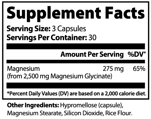 Magnesium Glycinate: Muscle & Sleep Support